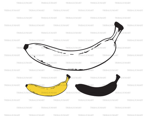 Banana SVG TribaliumArtSF 