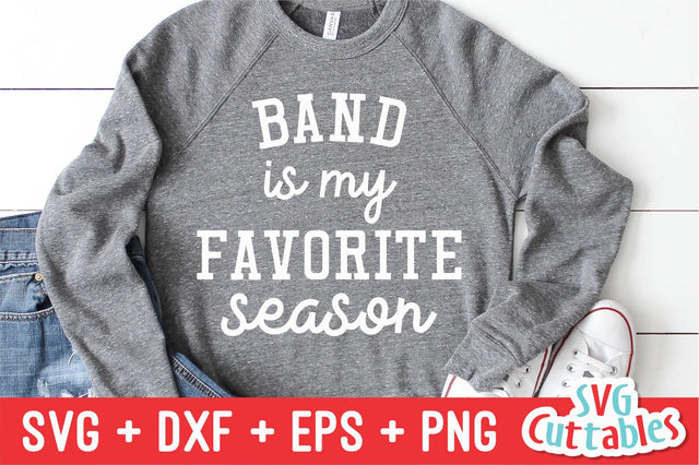 Band Is My Favorite Season svg - Band Cut File - Band svg - dxf - eps - png - Silhouette - Cricut - Digital Download SVG Svg Cuttables 