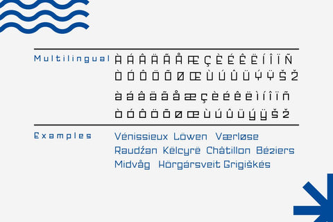 Banda Font twinletter 