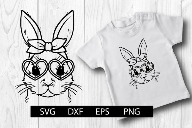 Bandana bunny svg, Bunny easter svg SVG dadan_pm 