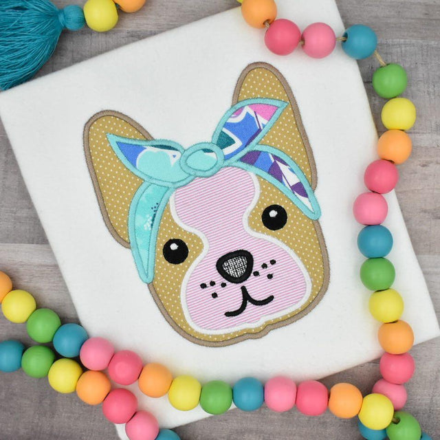 Bandana Dog Applique Machine Embroidery Design Embroidery/Applique DESIGNS So Fontsy Design Shop 