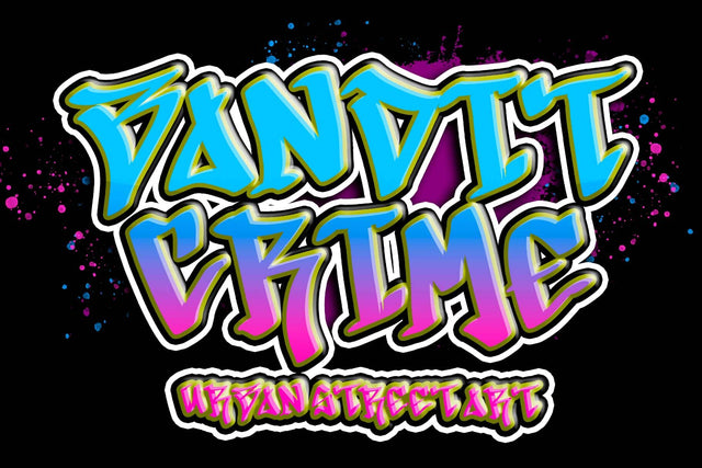 Bandit Crime Font Prasetya Letter 