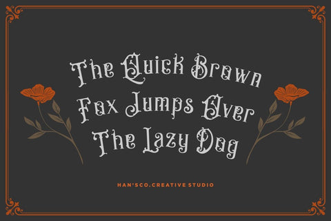 Bandits Font Hans Co 