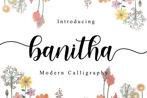 Banitha Font Manjali_Studio 