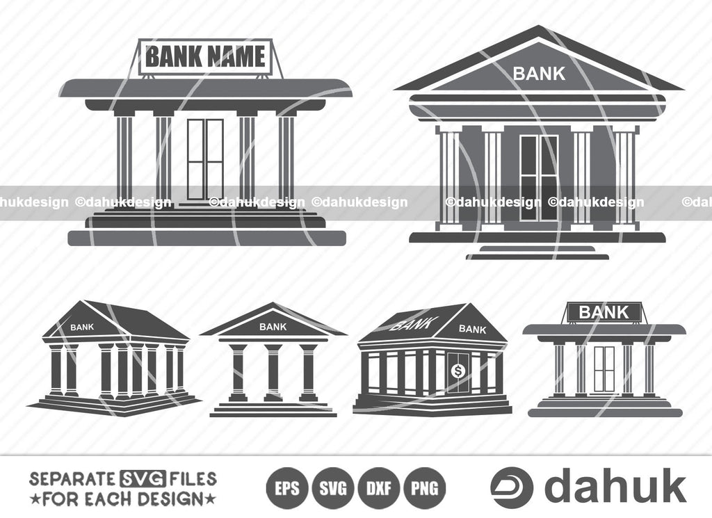 Bank svg, Bank vactor, bank Symbol, Bank Icon, Bank clipart, Bank ...