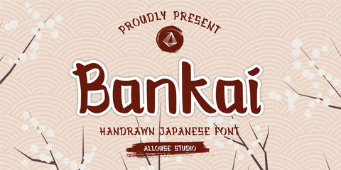 Bankai - Hand Drawn Japanese Font Allouse.Studio 