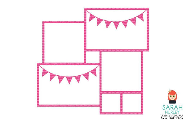 Banner Collage Frame SVG Sarah Hurley 