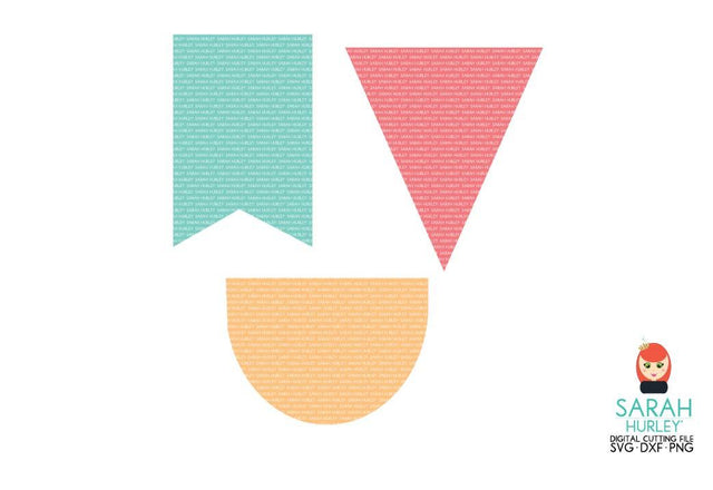 Banner Pieces SVG Sarah Hurley 