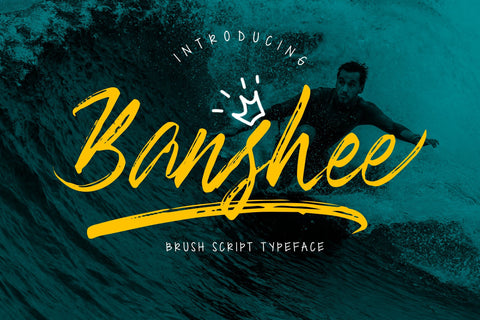 Banshee Brush Script Font Creatype Studio 