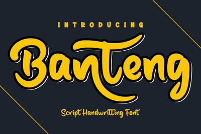 Banteng Font twinletter 