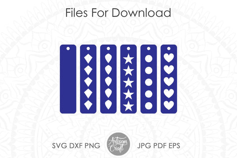 Bar earrings, SVG cut files, laser cut earrings SVG Artisan Craft SVG 