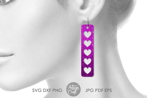 Bar earrings, SVG cut files, laser cut earrings SVG Artisan Craft SVG 