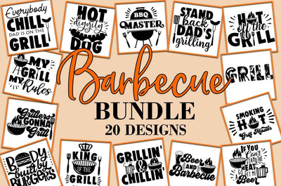 Barbecue BBQ Bundle SVG SVG Freeling Design House 