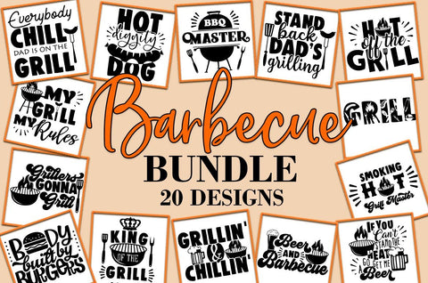 Barbecue BBQ Bundle SVG SVG Freeling Design House 