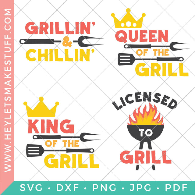 Barbecue Bundle SVG Hey Let's Make Stuff 