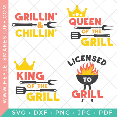 Barbecue Bundle SVG Hey Let's Make Stuff 