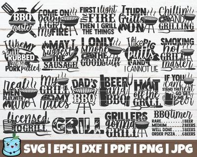 Barbecue Master SVG Bundle SVG MintyMarshmallows 