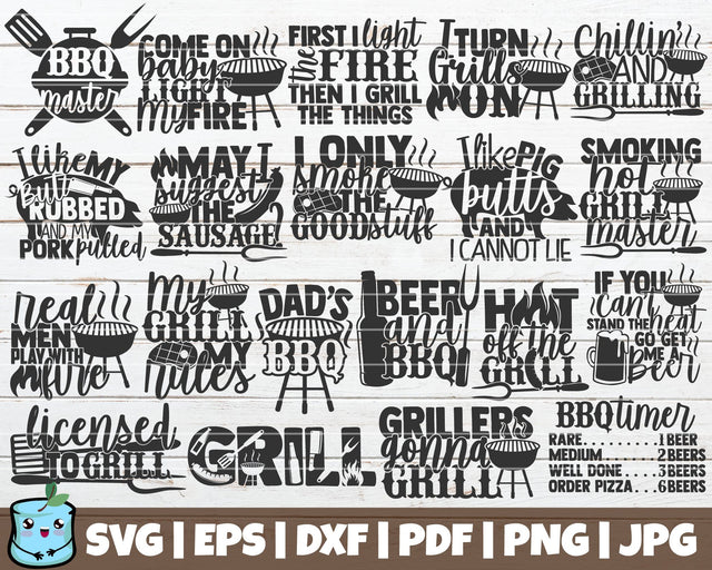 Barbecue Master SVG Bundle SVG MintyMarshmallows 