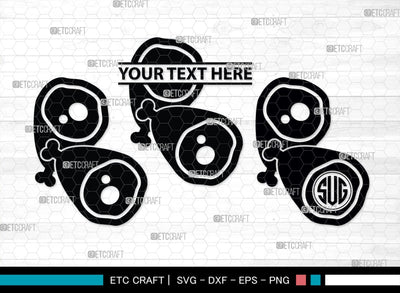 Barbecue Monogram, Barbecue Silhouette, Barbecue SVG, Bbq Svg, Grilled Sausage Svg, Sausage Svg, Barbecue Set Bundle, SB00163 SVG ETC Craft 