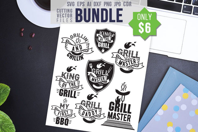 Barbecue Set of 8 SVG SVG VectorSVGdesign