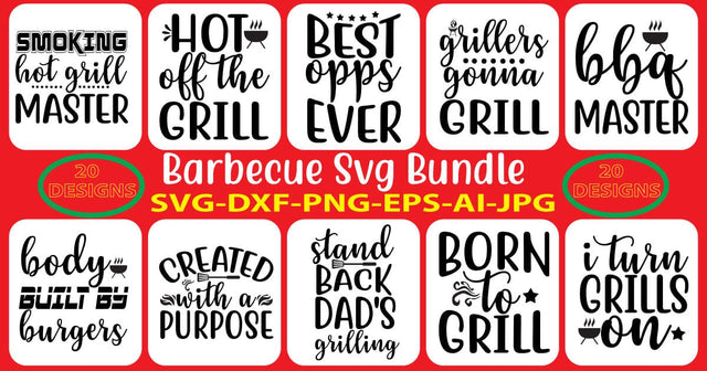 Barbecue SVG Bundle SVG Syaman 