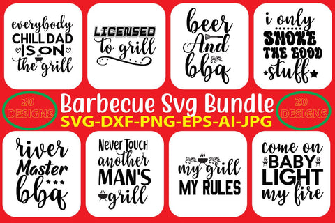 Barbecue SVG Bundle SVG Syaman 