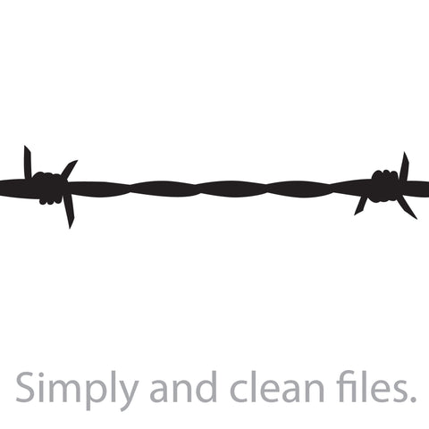 Barbed or Barb Wire SVG TribaliumArtSF 