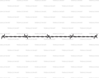 Barbed or Barb Wire SVG TribaliumArtSF 