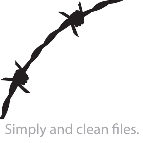 Barbed Wire Round Frame SVG TribaliumArtSF 