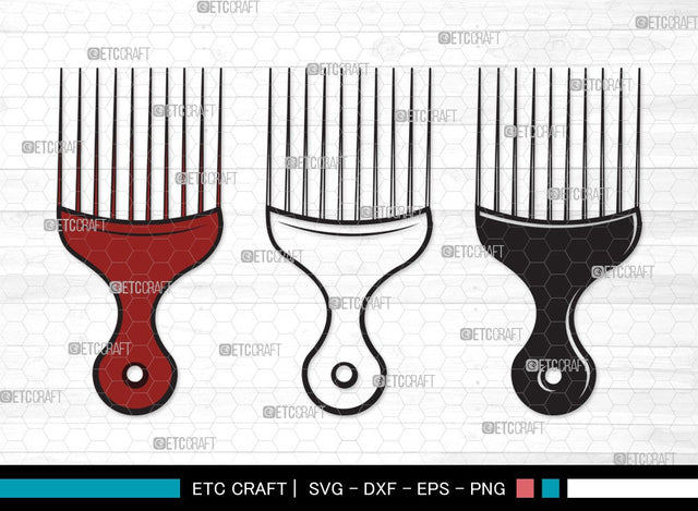 Barber Comb SVG Cut File | Comb Svg | Barber Svg | Hair Salon Svg | Salon Equipment Svg | Hair Comb Svg | Comb Clipart SVG ETC Craft 
