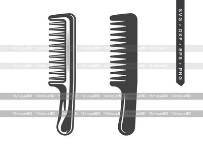 Barber Comb SVG Cut File | Hair Comb Svg | Comb Icon Svg | Comb Svg | Hair Stylist Svg | Barber Comb Silhouette | Dxf | Eps | Png | Cut File SVG ETC Craft 