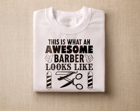 Barber Quotes SVG Bundle, 6 Designs, Barber Shirt SVG, Barber Sayings SVG, Never Underestimate The Power Of A Barber SVG SVG HappyDesignStudio 