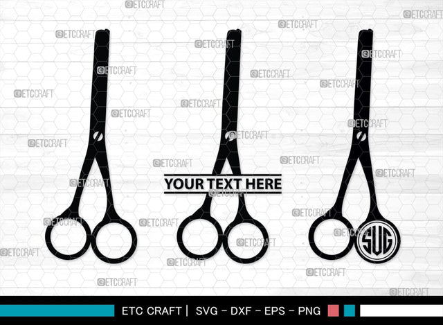 Barber Tool Monogram, Barber Tool Silhouette, Barber Tool SVG, Razor Svg, Barber Shop Svg, Hairdresser Svg, Barber Tool Bundle, SB00180 SVG ETC Craft 