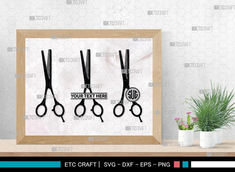 Barber Tool Monogram, Barber Tool Silhouette, Barber Tool SVG, Razor Svg, Barber Shop Svg, Hairdresser Svg, Barber Tool Bundle, SB00180 SVG ETC Craft 