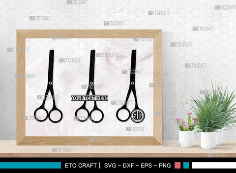 Barber Tool Monogram, Barber Tool Silhouette, Barber Tool SVG, Razor Svg, Barber Shop Svg, Hairdresser Svg, Barber Tool Bundle, SB00180 SVG ETC Craft 