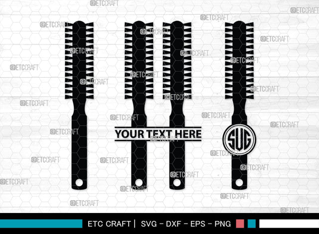 Barber Tool Monogram, Barber Tool Silhouette, Barber Tool SVG, Razor Svg, Barber Shop Svg, Hairdresser Svg, Barber Tool Bundle, SB00180 SVG ETC Craft 