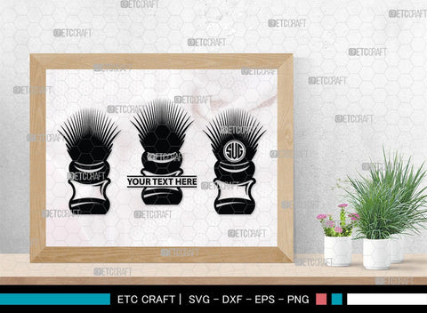 Barber Tool Monogram, Barber Tool Silhouette, Barber Tool SVG, Razor Svg, Barber Shop Svg, Hairdresser Svg, Barber Tool Bundle, SB00180 SVG ETC Craft 