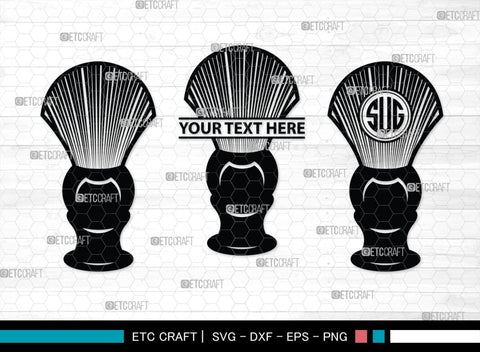 Barber Tool Monogram, Barber Tool Silhouette, Barber Tool SVG, Razor Svg, Barber Shop Svg, Hairdresser Svg, Barber Tool Bundle, SB00180 SVG ETC Craft 