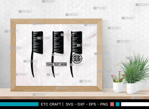 Barber Tool Monogram, Barber Tool Silhouette, Barber Tool SVG, Razor Svg, Barber Shop Svg, Hairdresser Svg, Barber Tool Bundle, SB00180 SVG ETC Craft 