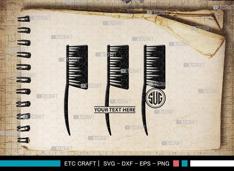 Barber Tool Monogram, Barber Tool Silhouette, Barber Tool SVG, Razor Svg, Barber Shop Svg, Hairdresser Svg, Barber Tool Bundle, SB00180 SVG ETC Craft 