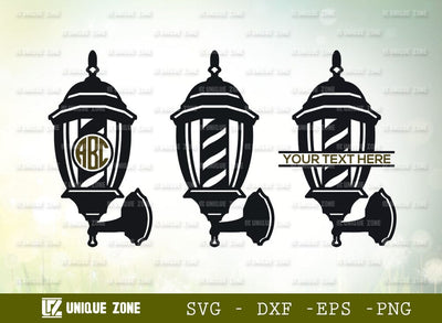 Barbers Pole Monogram SVG Cut File, Barber Light Svg, Hairdresser Svg, Barbershop Salon Svg, Barber Pole Icon Svg, Hair Svg, Barbering Svg, SVG Unique Zone 