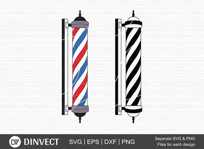 Barber’s Pole Silhouette, Barber Clipart, Barber’s Pole SVG bundle, Hairdresser SVG, Barbershop SVG, Barber Clipart, Barber Vector, Barber bundle SVG Dinvect 