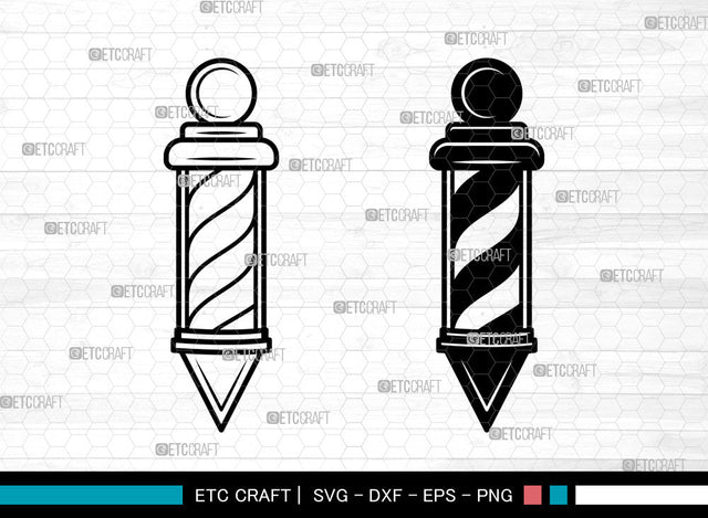 Barbers Pole SVG, Barber Light Svg, Barber Pole Svg, Hairdresser Svg, Barber Svg, Barbershop Salon Svg, Barbers Pole Svg SVG ETC Craft 