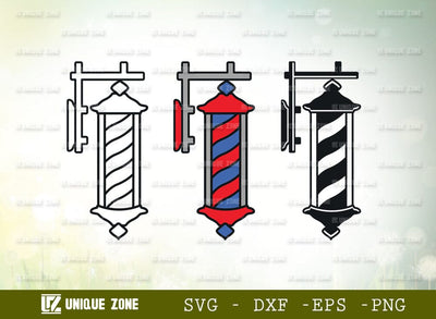 Barbers Pole SVG Cut File, Barber Light Svg, Hairdresser Svg, Barbershop Salon Svg, Barber Pole Icon Svg, Hair Svg, Barbering Svg, SVG Unique Zone 