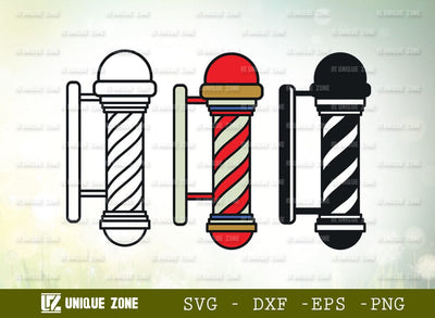 Barbers Pole SVG Cut File, Barber Light Svg, Hairdresser Svg, Barbershop Salon Svg, Barber Pole Icon Svg, Hair Svg, Barbering Svg, SVG Unique Zone 