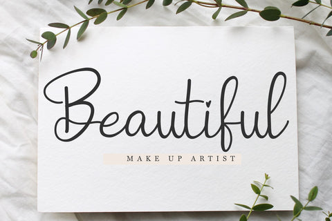 Barbie script Font Chamsae Studio 