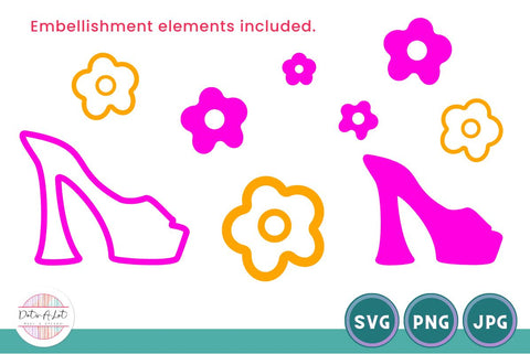 Barbiecore Tshirt SVG Cut File SVG Dots-A-Lot 