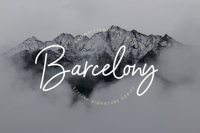 Barcelony Signature Font Creatype Studio 