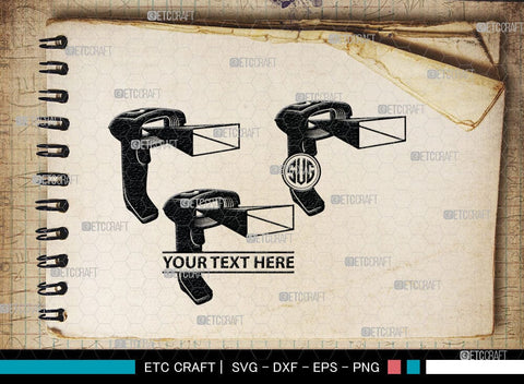Barcode Scanner Monogram, Barcode Scanner Silhouette, Scanner Svg, Payment Scan Svg, Scaning Svg, Barcode Reader Svg, SB00061 SVG ETC Craft 