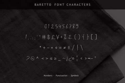 Baretto Font Font Leamsign Studio 